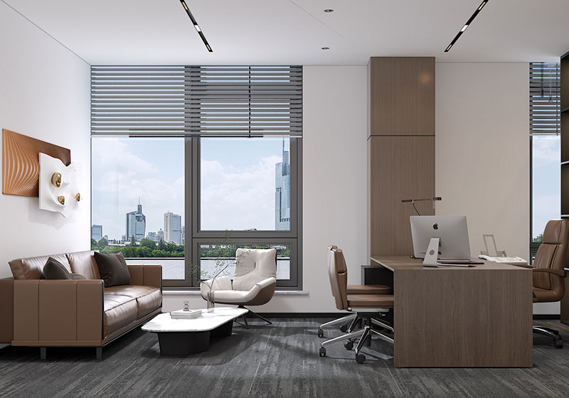 捷岛办公室装修效果图